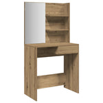 Sminkebord Med Speil Artisan Eik 74,5X40X141 Cm