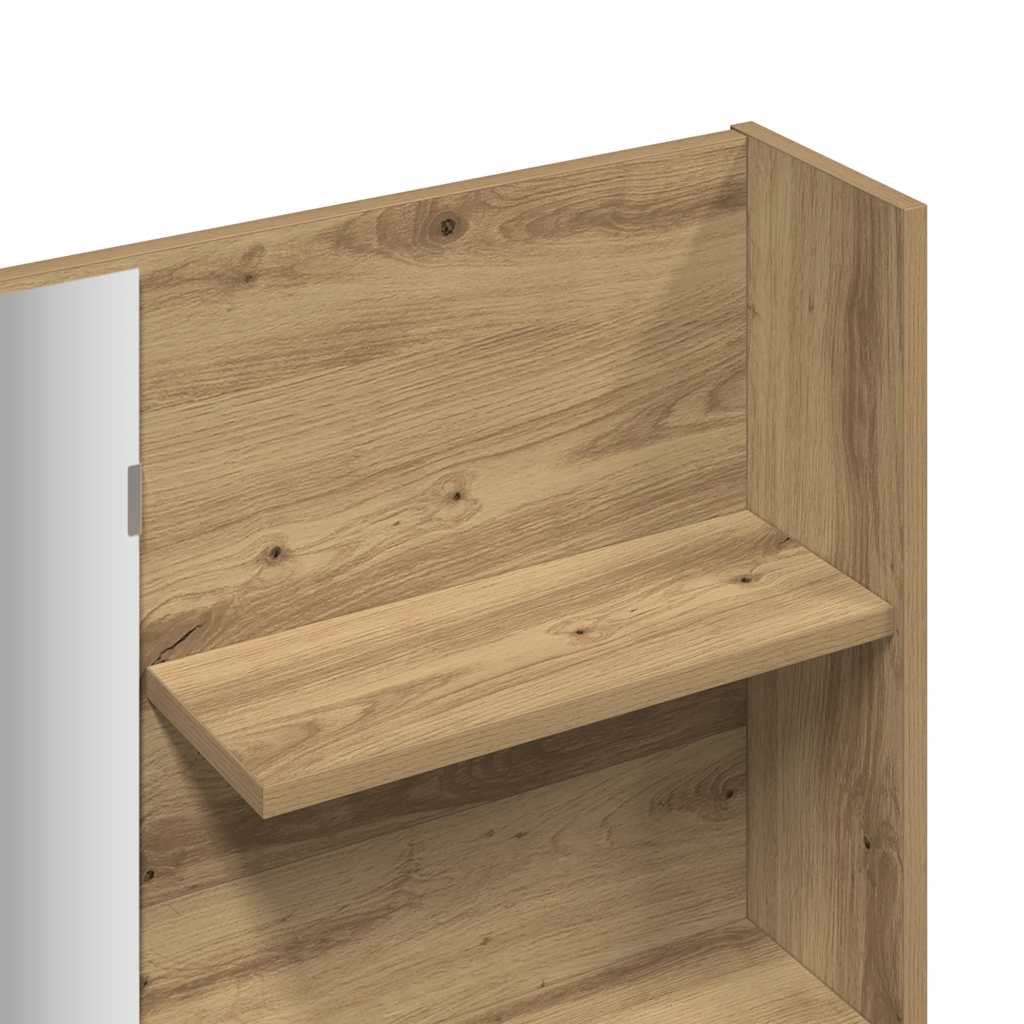 Sminkebord Med Speil Artisan Eik 74,5X40X141 Cm