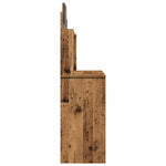Sminkebord Med Speil Gammelt Tre 96X39X142 Cm