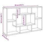 Vegghylle Gammelt Tre 85X16X52,5 Cm Konstruert Tre