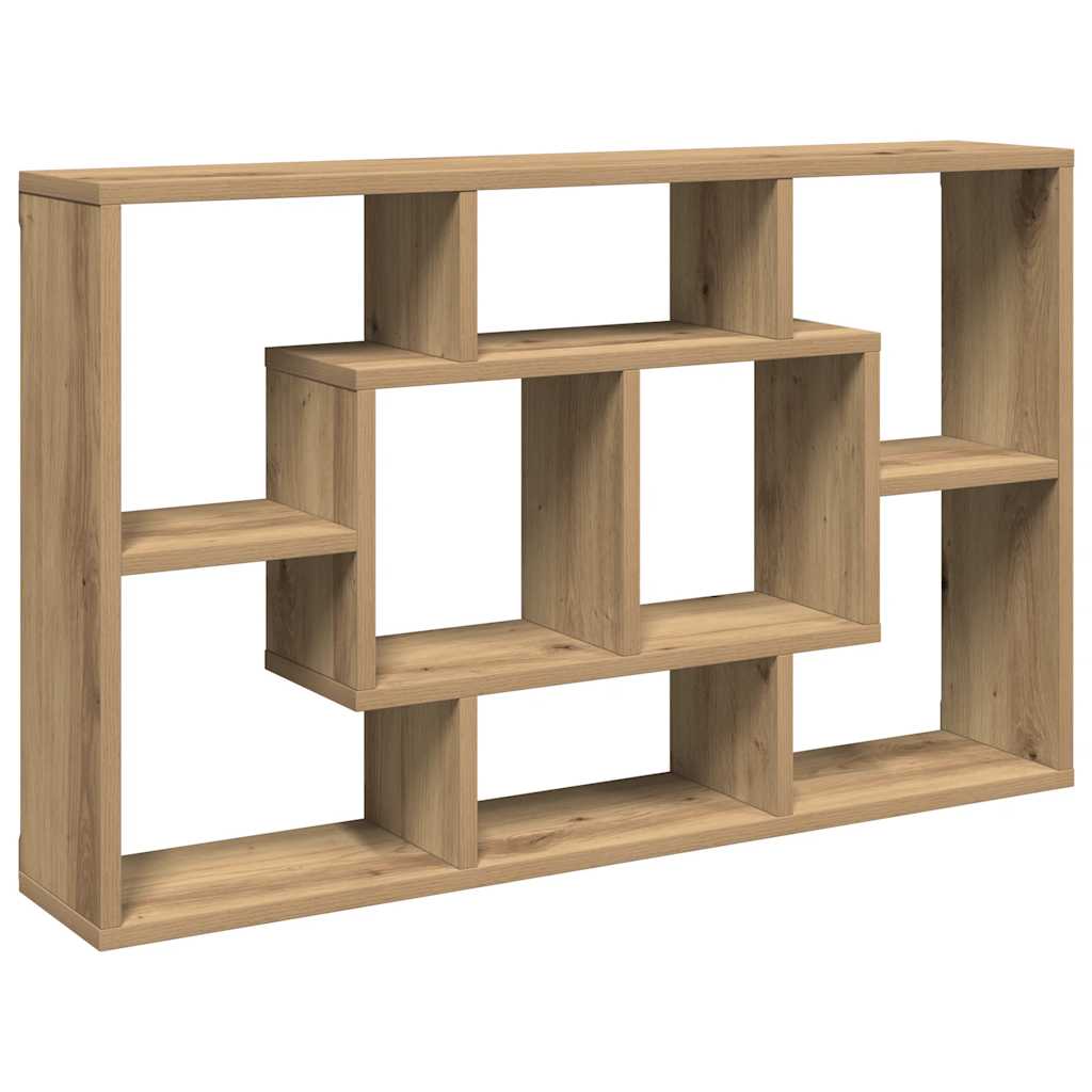 Vegghylle Håndverkseik 85X16X52,5 Cm Konstruert Tre