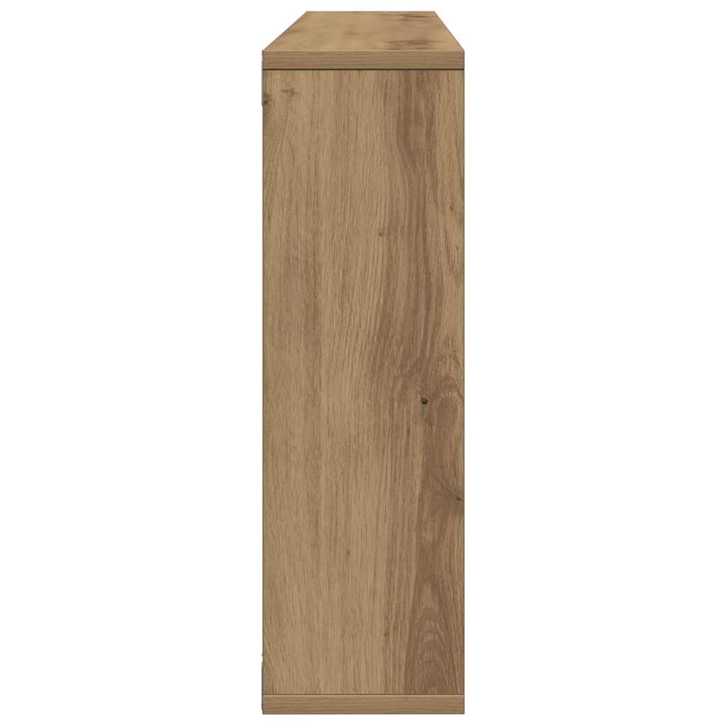 Vegghylle Håndverkseik 85X16X52,5 Cm Konstruert Tre