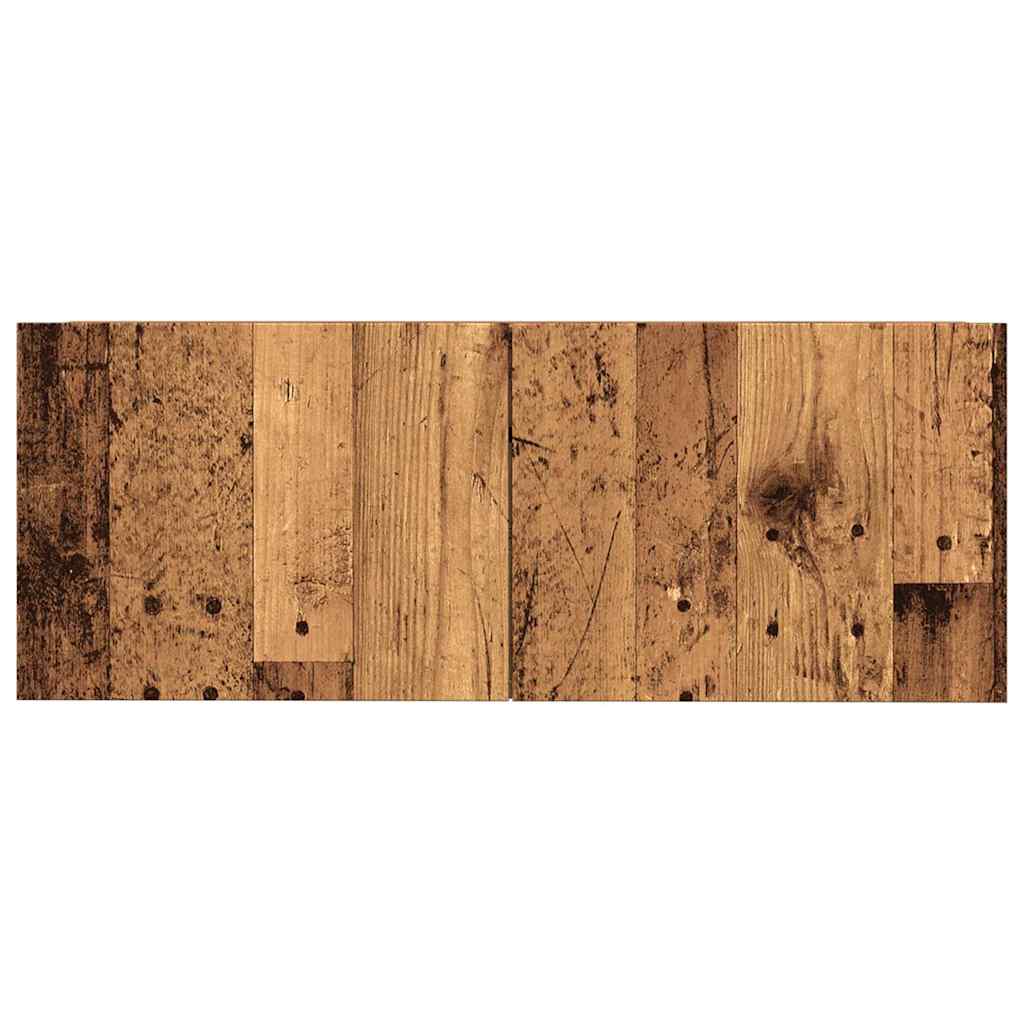 Veggmonterte Tv-Benker 2 Stk Gammelt Tre 80X30X30 Cm