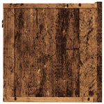 Veggmonterte Tv-Benker 2 Stk Gammelt Tre 80X30X30 Cm