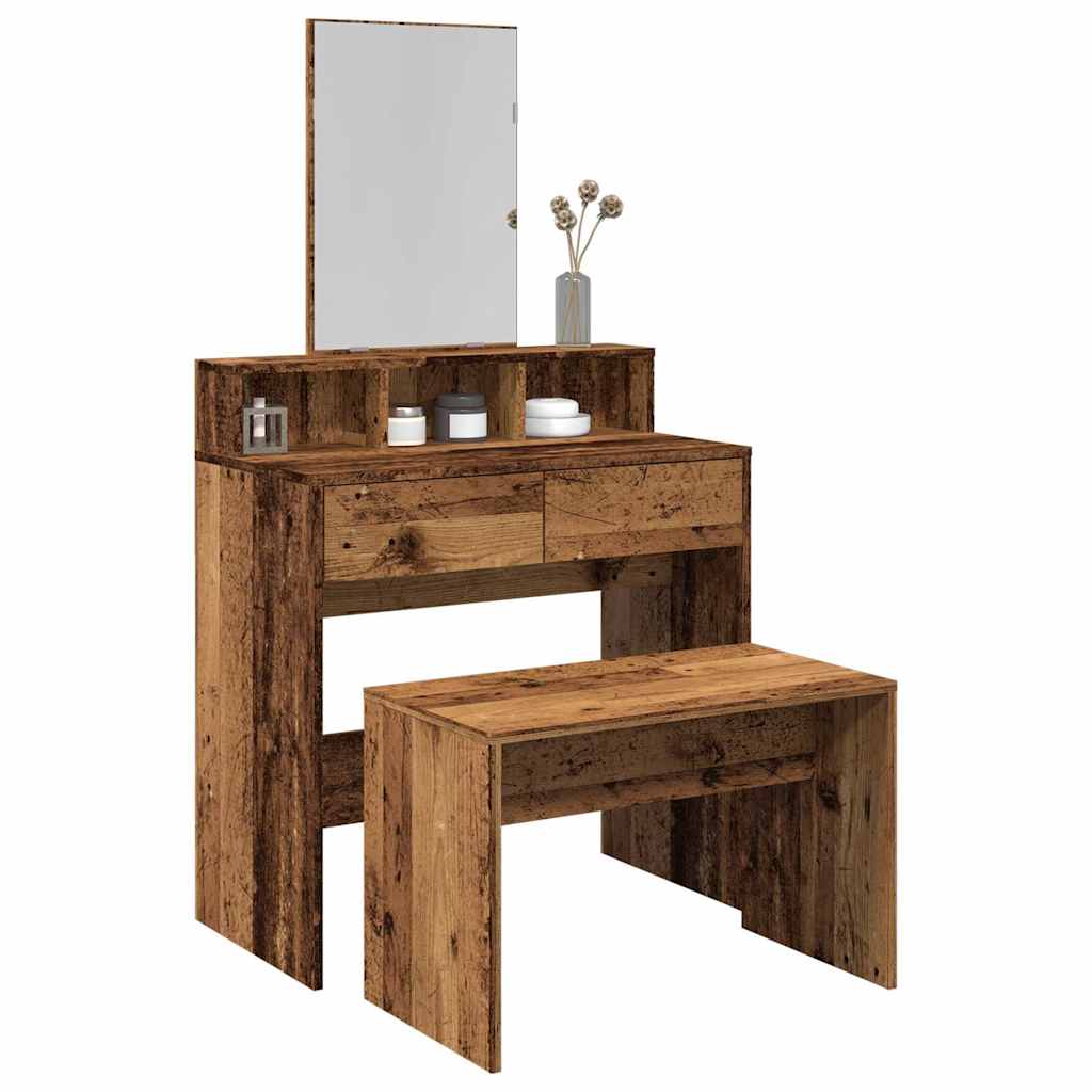 Krakk Til Sminkebord Gammelt Tre 70X35X45 Cm Konstruert Tre
