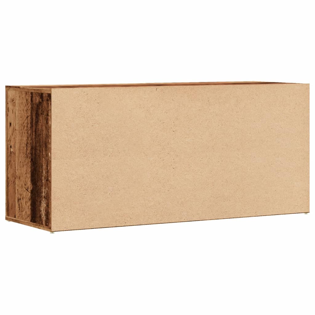 Skobenk Gammelt Tre 100X35X45 Cm Konstruert Tre