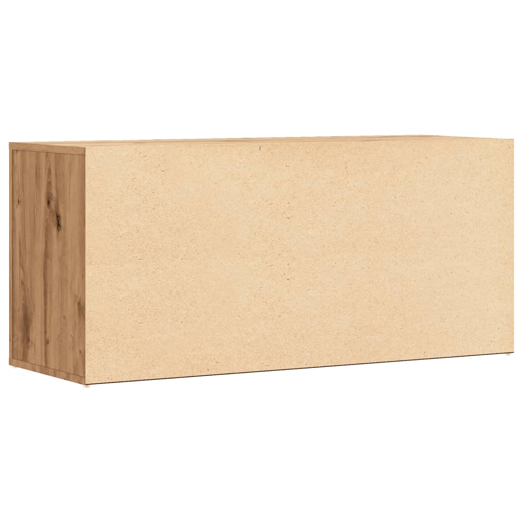 Skohylle Artisan Eik 100X35X45 Cm Konstruert Tre