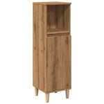 Baderomsskap Artisan Eik 30X30X100 Cm Konstruert Tre