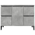 Servantskap Betonggrå 80X33X60 Cm Konstruert Tre