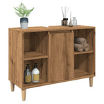 Baderomsskap Artisan Eik 80X33X60 Cm Konstruert Tre