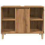 Baderomsskap Artisan Eik 80X33X60 Cm Konstruert Tre