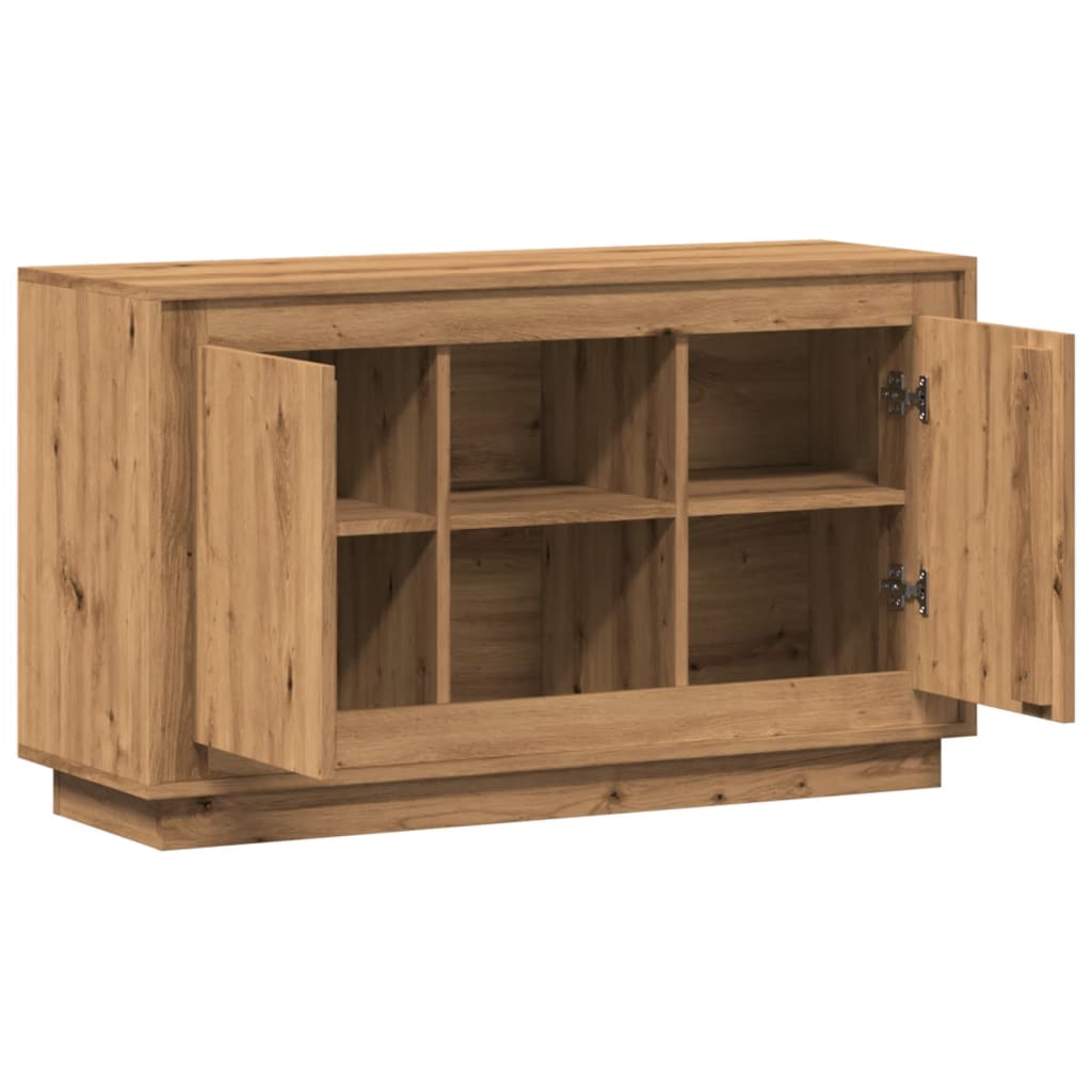 Skjenk Artisan Eik 102X35X60 Cm Konstruert Tre