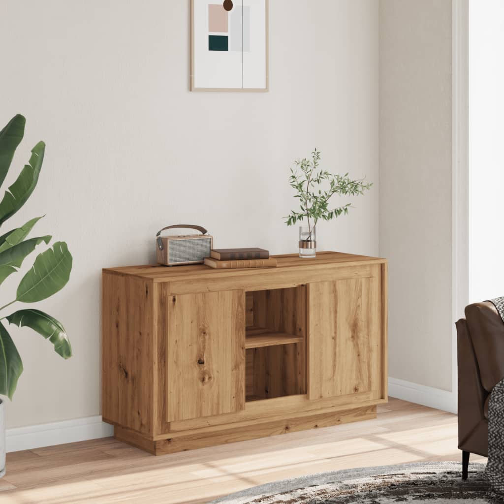 Skjenk Artisan Eik 102X35X60 Cm Konstruert Tre