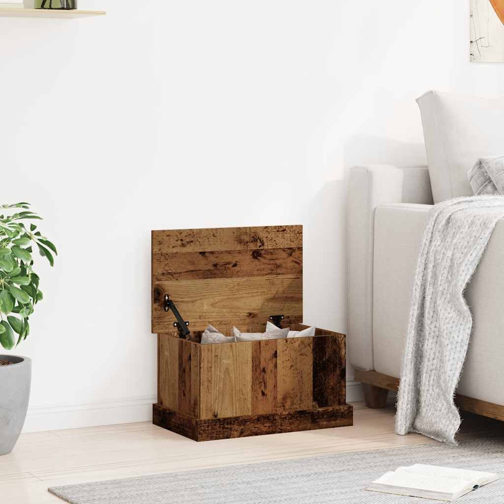 Oppbevaringsboks Gammelt Tre 30X50X28 Cm Konstruert Tre