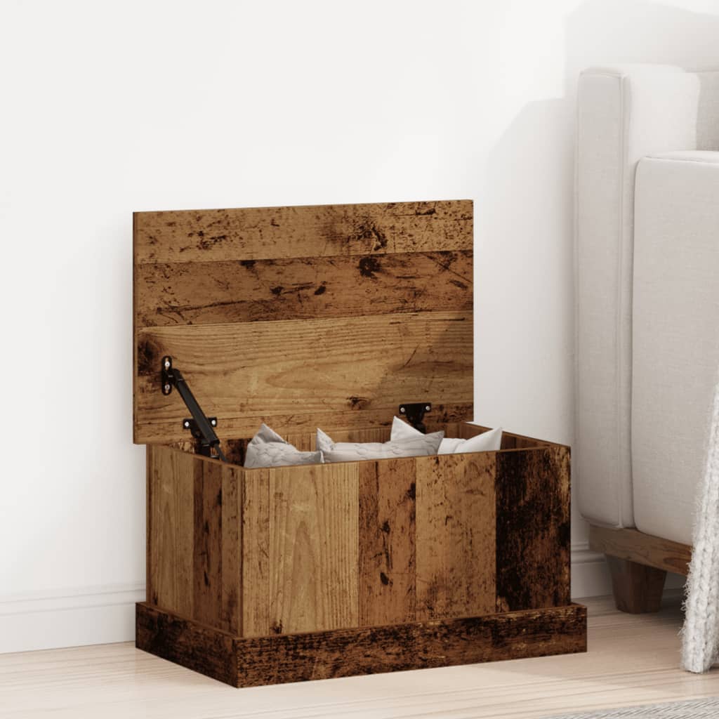 Oppbevaringsboks Gammelt Tre 30X50X28 Cm Konstruert Tre