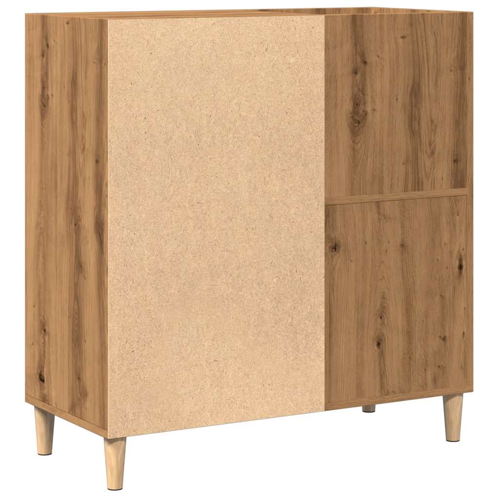 Plateskap Artisan Eik 84,5X38X89 Cm Konstruert Tre