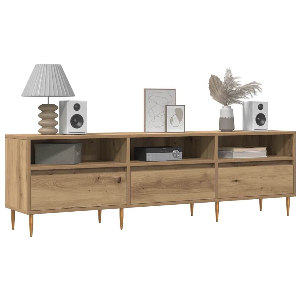 Tv-Benk Artisan Eik 150X30X44,5 Cm Konstruert Tre