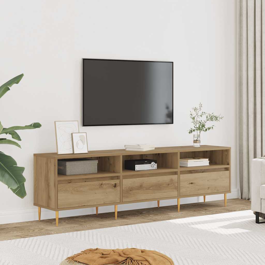 Tv-Benk Artisan Eik 150X30X44,5 Cm Konstruert Tre