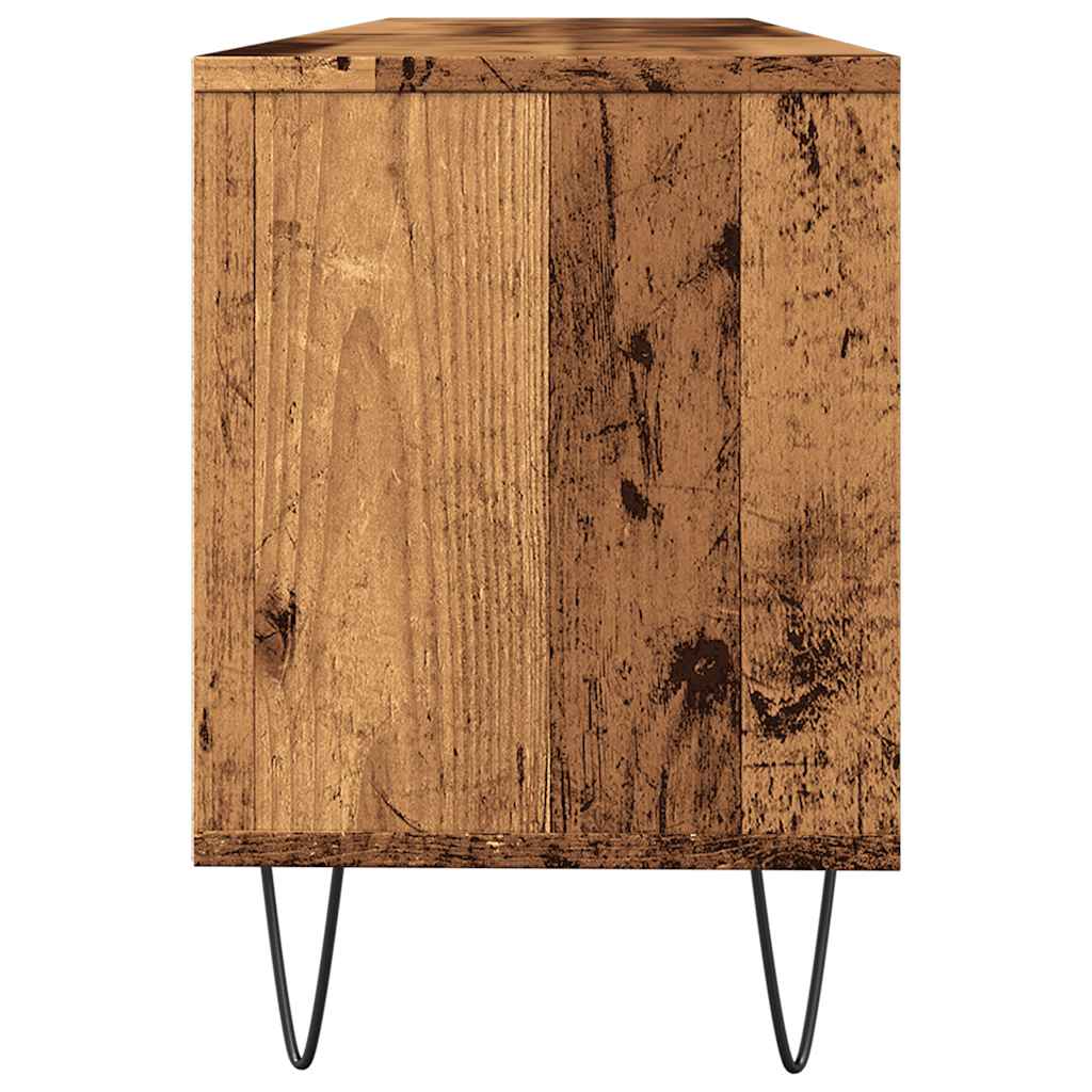 Tv-Benk Gammelt Tre 150X30X44,5 Cm Konstruert Tre