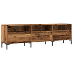Tv-Benk Gammelt Tre 150X30X44,5 Cm Konstruert Tre