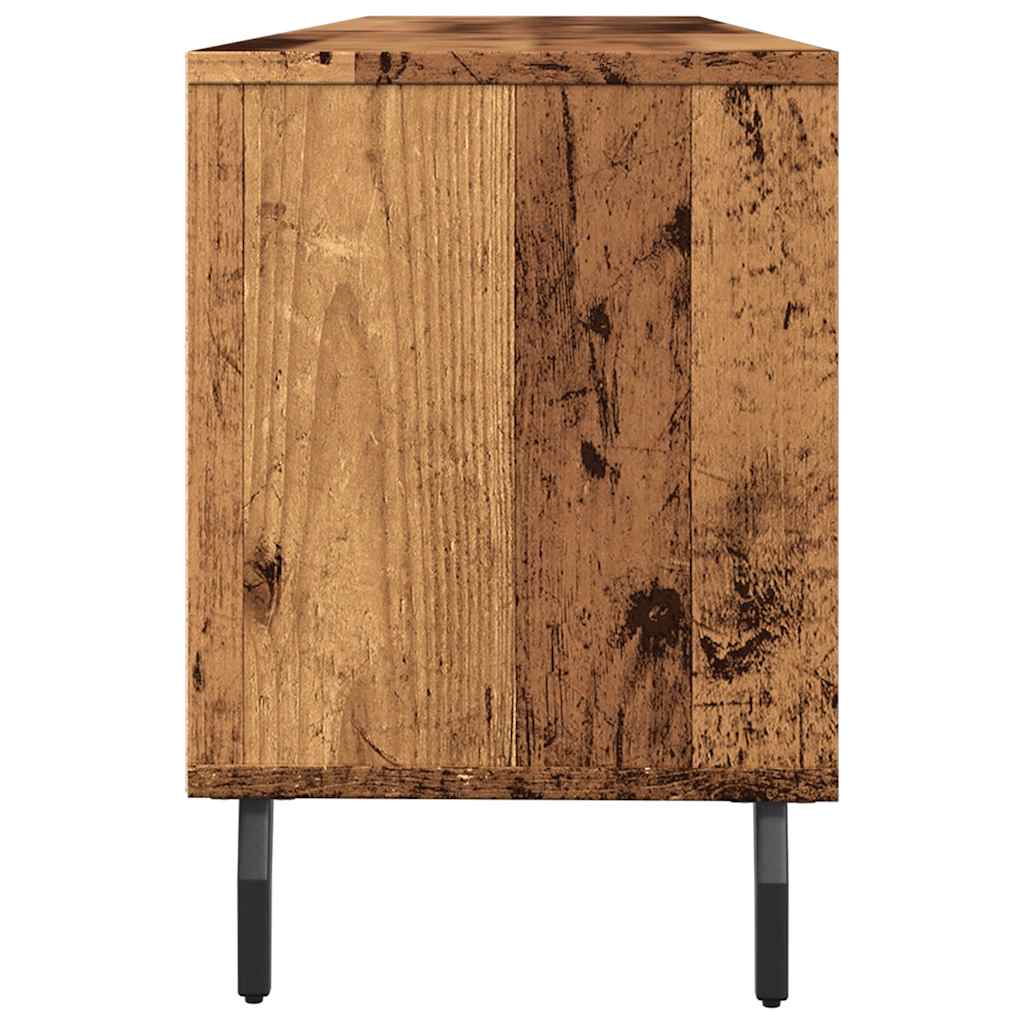 Tv-Benk Gammelt Tre 150X30X44,5 Cm Konstruert Tre
