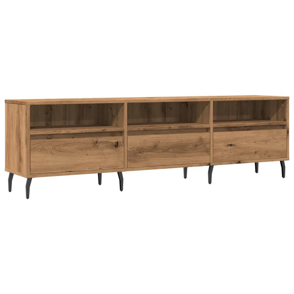 Tv-Benk Artisan Eik 150X30X44,5 Cm Konstruert Tre