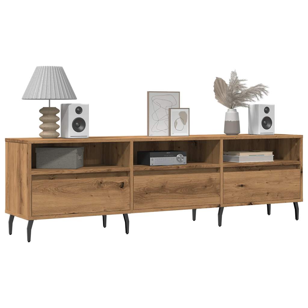 Tv-Benk Artisan Eik 150X30X44,5 Cm Konstruert Tre