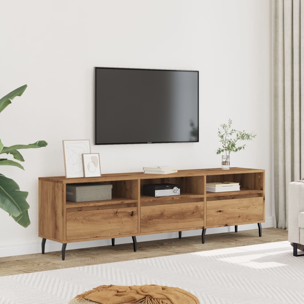 Tv-Benk Artisan Eik 150X30X44,5 Cm Konstruert Tre