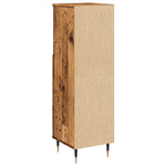 Baderomsskap Gammelt Tre 30X30X100 Cm Konstruert Tre