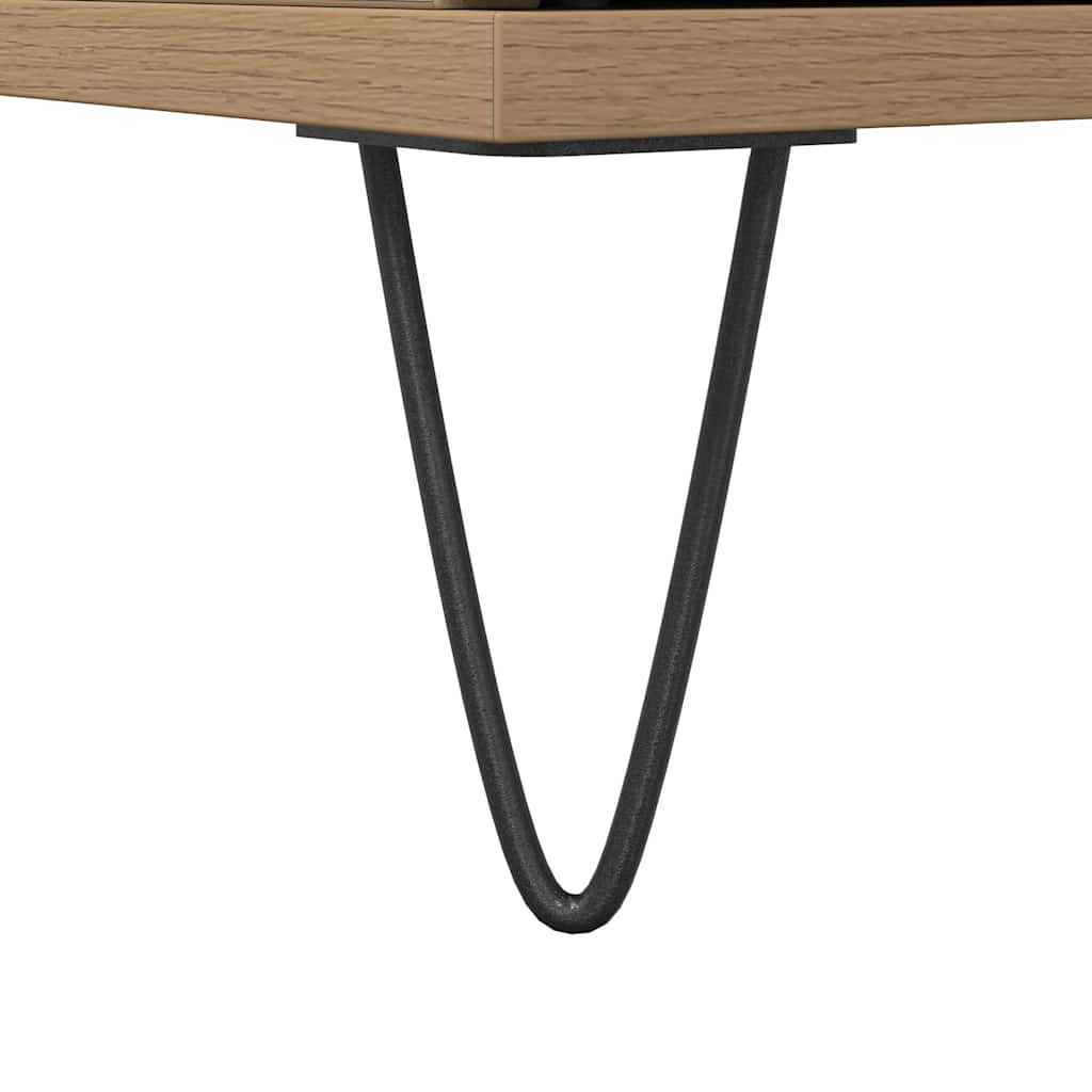 Baderomsskap Artisan Eik 30X30X100 Cm Konstruert Tre