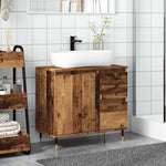 Baderomsskap Gammelt Tre 65X33X60 Cm Konstruert Tre