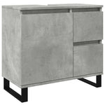 Baderomsservantskap Betonggrå 65X33X60 Cm Konstruert Tre