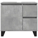 Baderomsservantskap Betonggrå 65X33X60 Cm Konstruert Tre