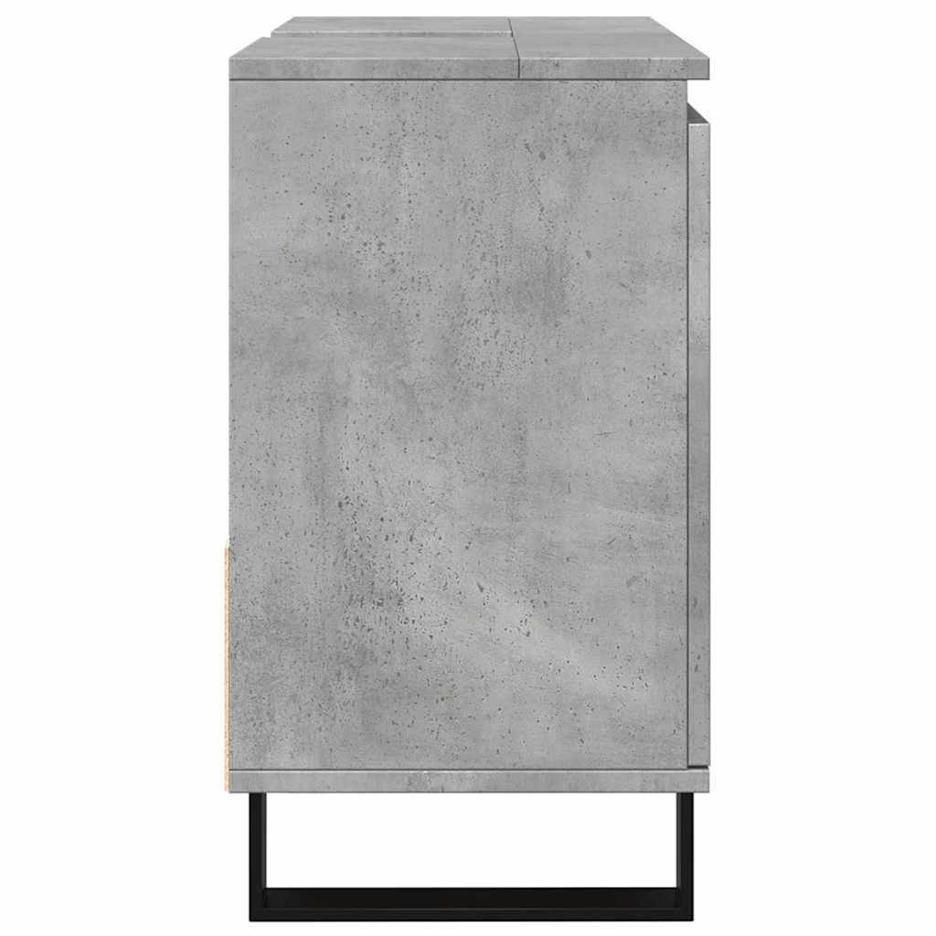 Baderomsservantskap Betonggrå 65X33X60 Cm Konstruert Tre