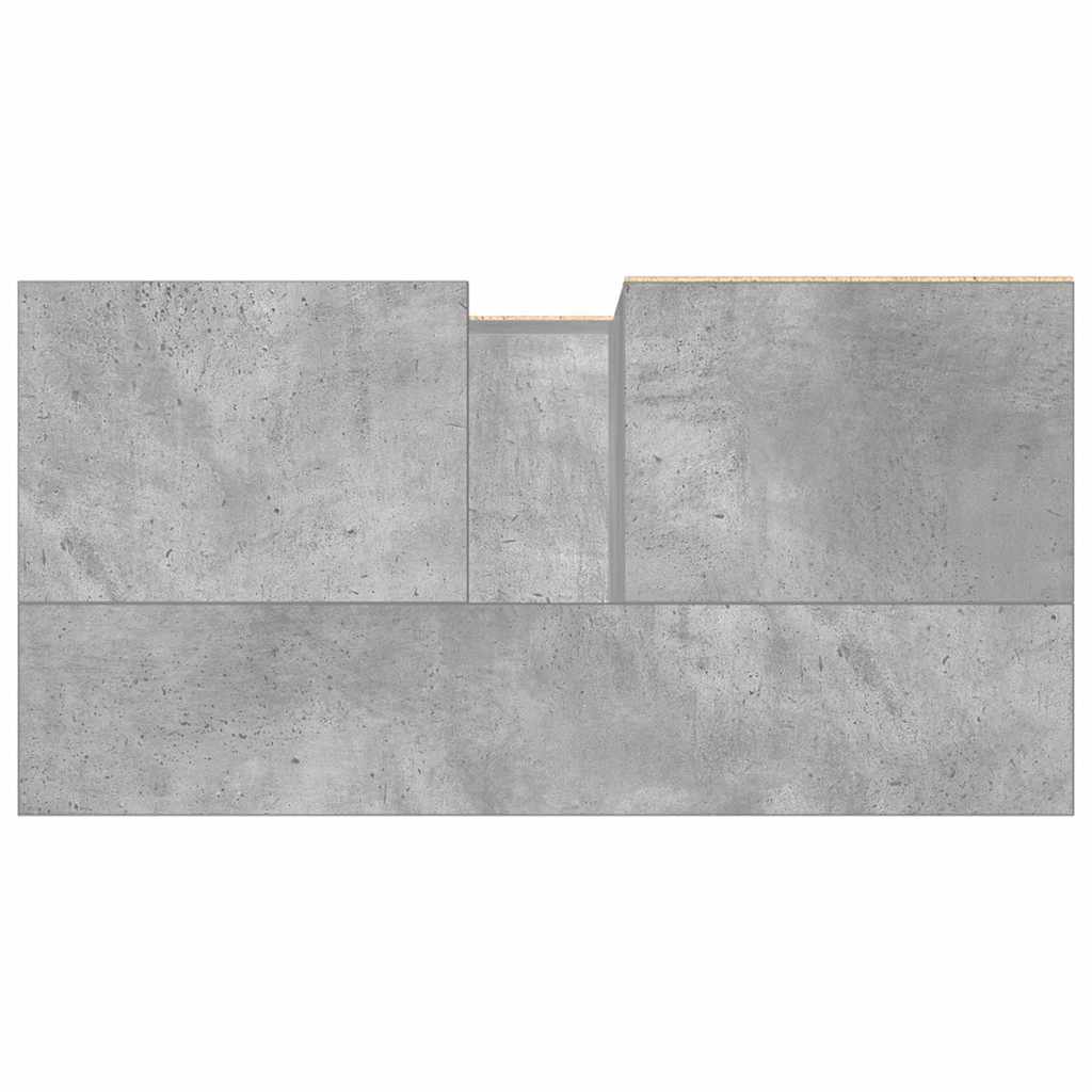 Baderomsservantskap Betonggrå 65X33X60 Cm Konstruert Tre