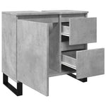 Baderomsservantskap Betonggrå 65X33X60 Cm Konstruert Tre