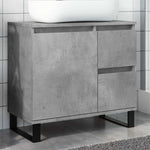 Baderomsservantskap Betonggrå 65X33X60 Cm Konstruert Tre