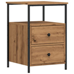 Nattbord Artisan Eik 34X35,5X50 Cm Konstruert Tre