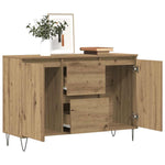 Skjenk Artisan Eik 101,5X35X70 Cm Konstruert Tre
