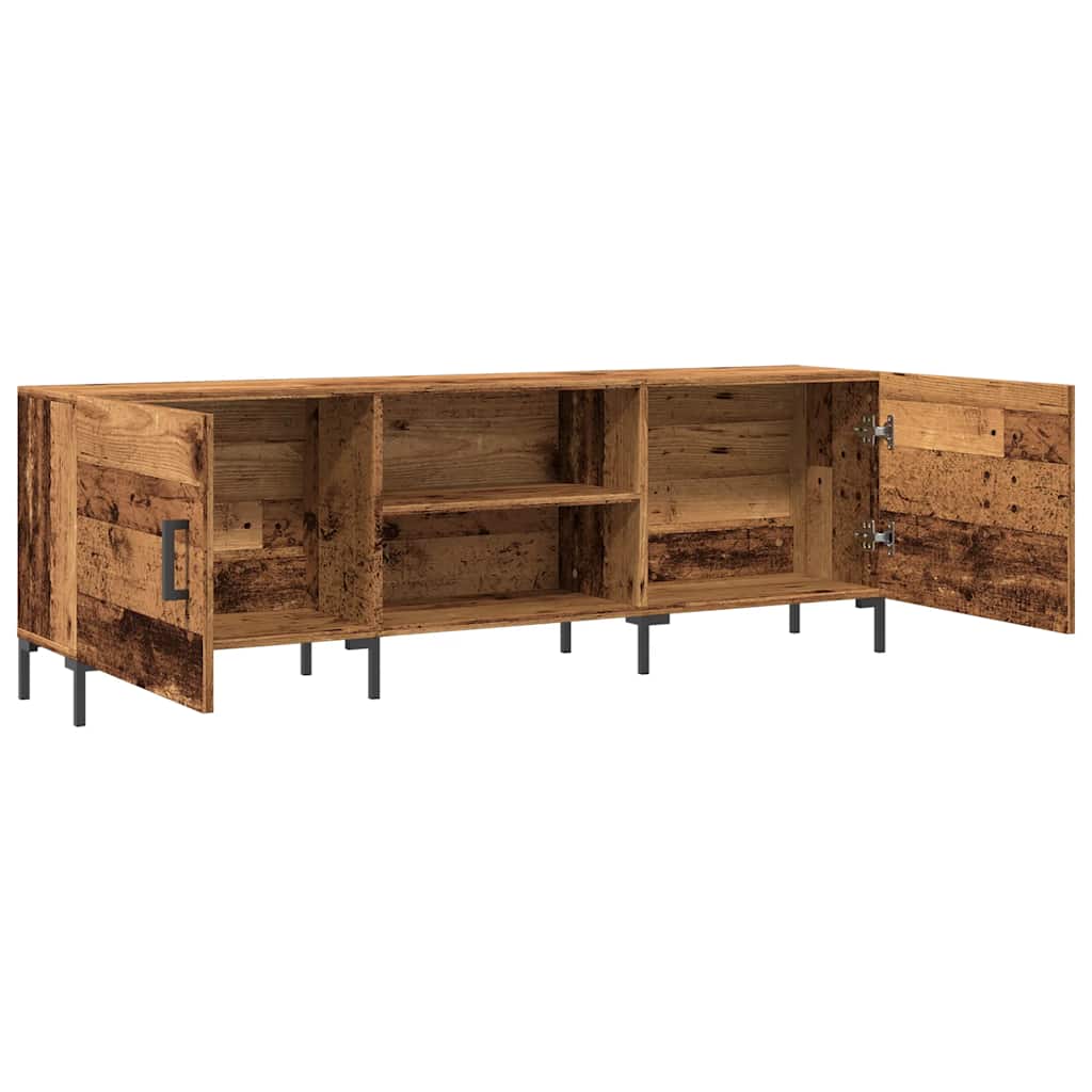 Tv-Benk Gammelt Tre 150X30X50 Cm Konstruert Tre
