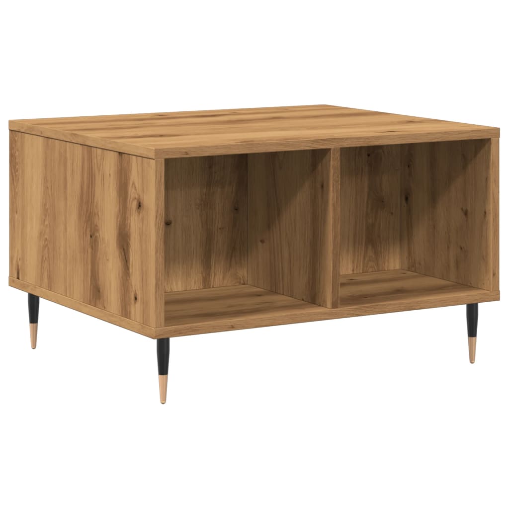 Salongbord Artisan Eik 60X50X36,5 Cm Konstruert Tre