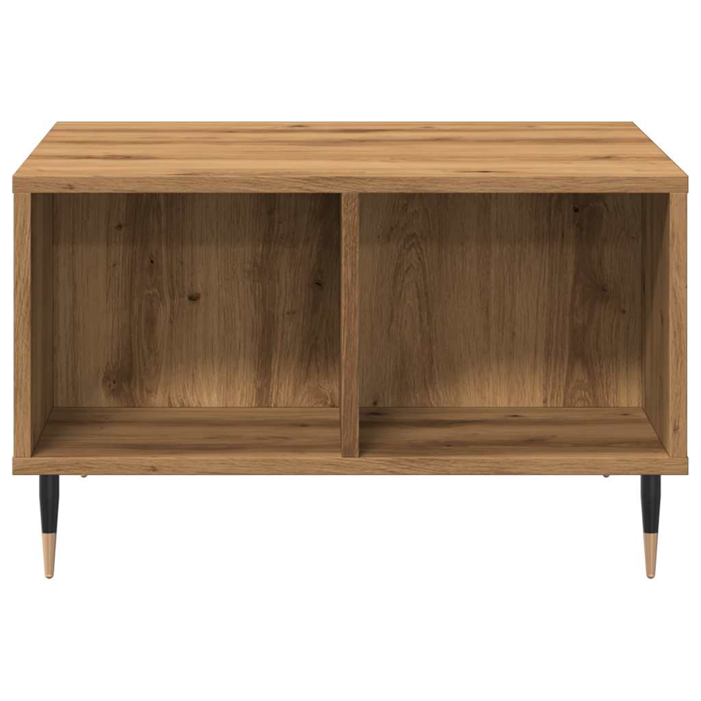 Salongbord Artisan Eik 60X50X36,5 Cm Konstruert Tre