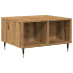 Salongbord Artisan Eik 60X50X36,5 Cm Konstruert Tre