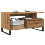 Salongbord Artisan Eik 90X49X45 Cm Konstruert Tre