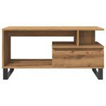 Salongbord Artisan Eik 90X49X45 Cm Konstruert Tre