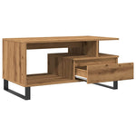 Salongbord Artisan Eik 90X49X45 Cm Konstruert Tre