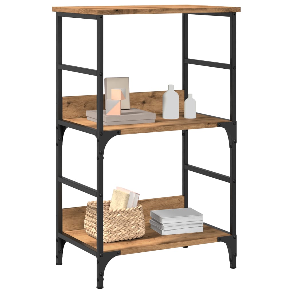 Bokhylle Artisan Eik 50X33X82 Cm Konstruert Tre