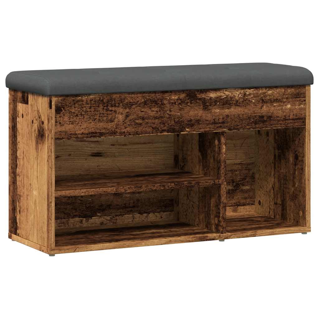 Skobenk Gammelt Tre 82X32X45,5 Cm Konstruert Tre