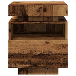 Nattbord Med Led 2 Stk Gammelt Tre 40X39X48,5 Cm