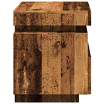 Nattbord Med Led 2 Stk Gammelt Tre 40X39X48,5 Cm